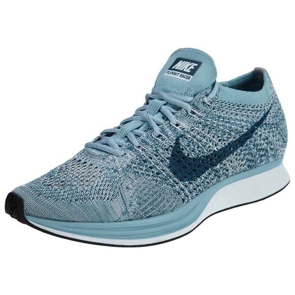 Nike Flyknit Racer White/blue for Men's # 526628-102