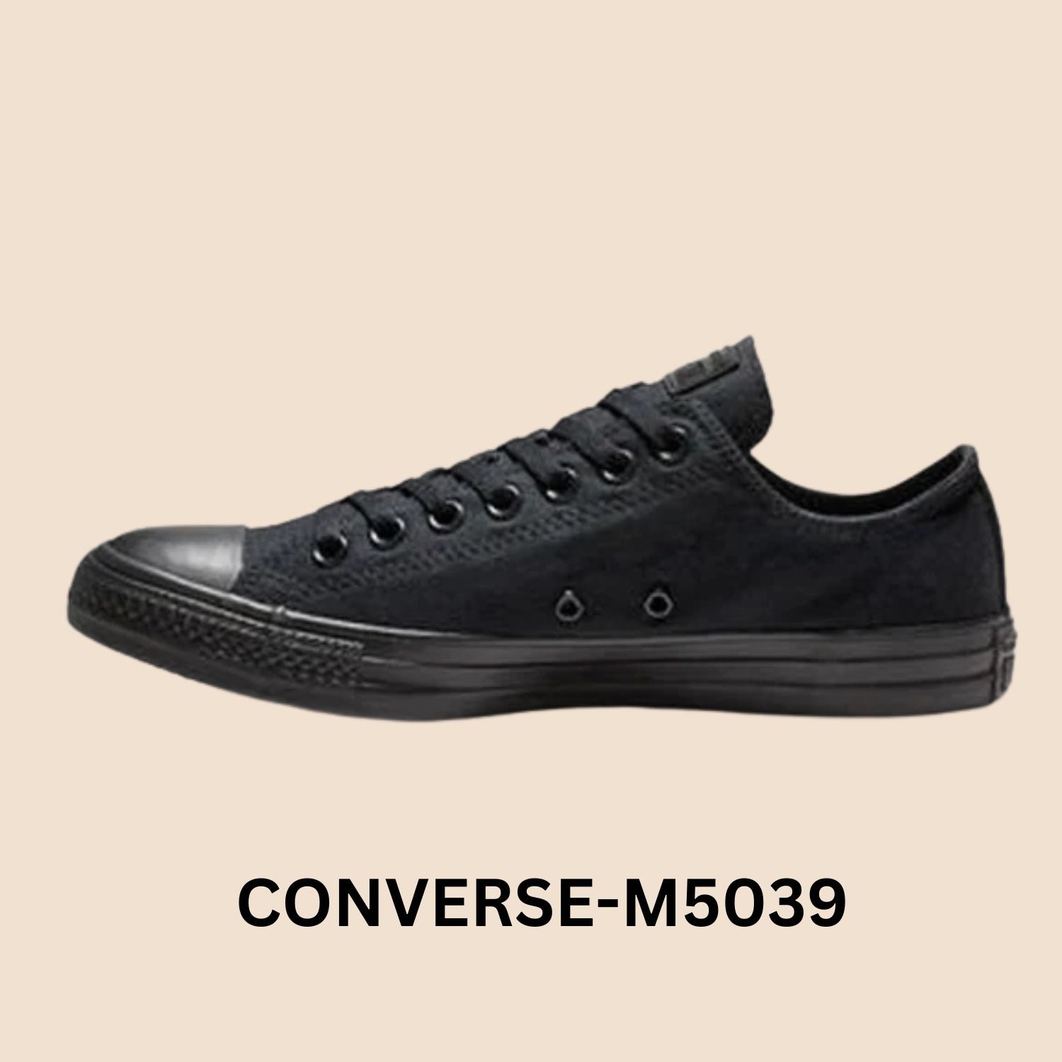 Converse Chuck Taylor All Star Ox "All Black" Style# M5039