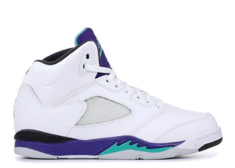 Jordan 5 Retro (ps) \grape\" Basketball Shoes Boys / Girls Style :440889"