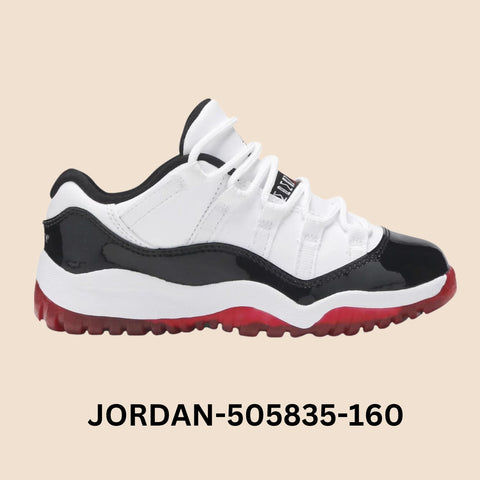 Air Jordan 11 Retro Low "Concord Bred" Pre School Style# 505835-160