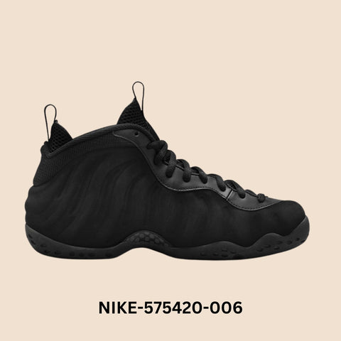 Nike Air Foamposite One PRM "Triple Black" Men's Style# 575420-006