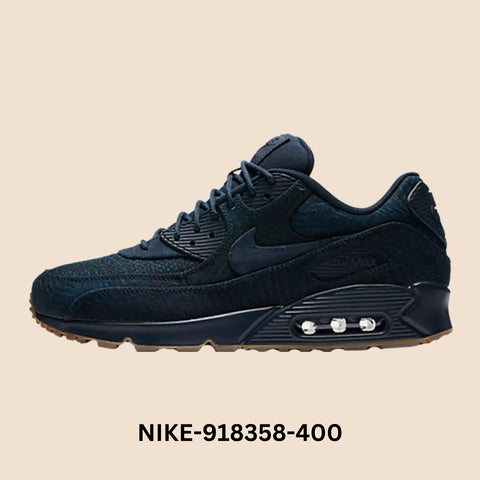 Nike Air Max 90 Premium Jacquard "Indigo" Men's Style# 918358-400